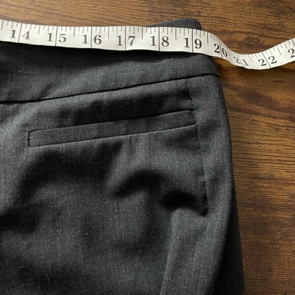 Lafayette 148 Virgin Wool Trouser Pants straight leg grey Women's Size 16 pant - Picture 8 of 11